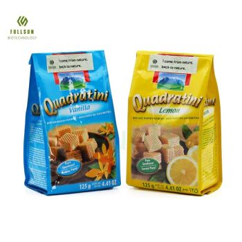Compact Stand up Plastic Pouches for Sized Food Items HS Code 39232100 Trademark FullsunBio Color up to 12 Colors Origin Qingdao, China - Qingdao Fullsun Biotechnology Packaging Co., Ltd - China