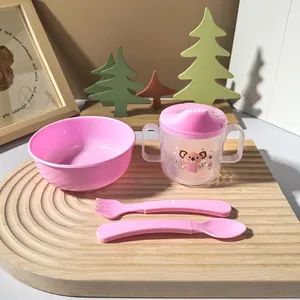 Infant and Toddler Complementary Food Bowls, Baby Feeding Tableware 4-Piece Set, Newborn Tableware Set, Mother and Baby Products - Kingsun Baby Products Co., Ltd. - China