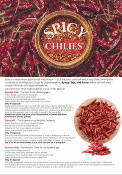 Whole Chili Pepper Flavor Type Spicy Texture Dehydrated Product Forms Powder And Flakes - Kredos Globx - India