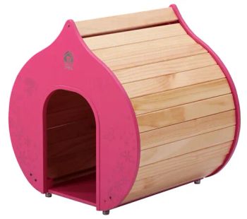 Customized Pink Heart-Shaped Wooden Indoor Dog Houses - Dongguan Bright Sea Industrial Co., Ltd. - China