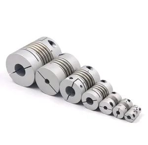 Metal Flexible Strong Correction Stainless Steel Shaft Coupler High Torque Bellows Servo Motor Spring Coupling - ALM Intelligent Technology (Suzhou) Co., Limited - China