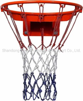 Basketball Net Nylon Red White Blue Tricolor Basketball Net Model NO. L0017 Trademark Yunbian Color Customizable Origin Binzhou, Shandong - Shandong Yunbian Import and Export Co., Ltd. - China