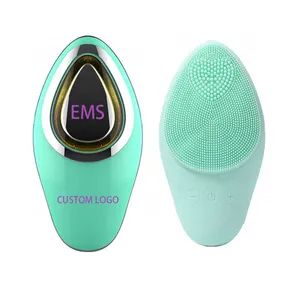 Custom Logo Waterproof LED Light Pore Cleaner Silicone Electric Facial Massager Cleanser - NINGBO HAISHU HOPE-U INTERNATIONAL TRADING CO., LTD. - China