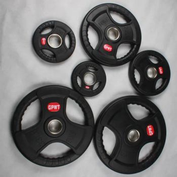 Home Fitness Professional Rubber Bumper Plates Gym Black 2.5kg Barbell Weight Plates - Dingzhou Yunlingyu Sports Goods Co., Ltd. - China