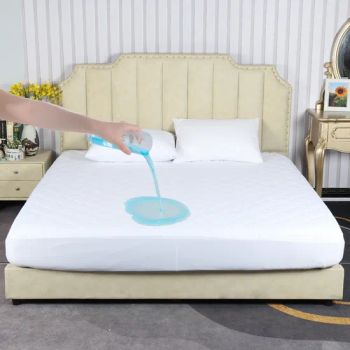 Wholesale Quilted 100 Polyester Cotton Terry Mattress Protector Cover Pad Topper with TPU Lamination for Home - Singao-Tex Group - China