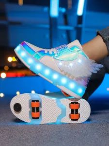 New LED Light - up Shoes: Invisible Roller Skates, Kids' Power Walking Shoes, Quad Roller Skates - Guangzhou Weifang Optoelectronic Technology Co., Ltd. - China