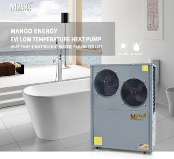 Solar Electric -25 Degree Evi Air Source Heat Pump Water Heaters Warm The Whole Winter - GuangDong Europe Mango New Energy Technology Co., Ltd. - China