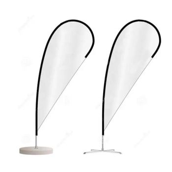 Custom Logo Wind Flying Polyester Fabric Banner Street Beach Blank Teardrop Flags - Weifang Ronning Industry Co., Ltd. - China