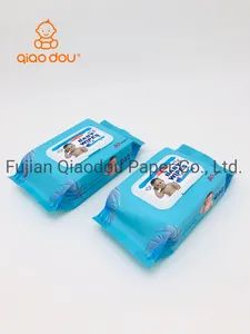 Biodegradable Nonwoven Alcohol Free Wet Wipes Baby Tissue Towel - Xiamen Qiaodou Daily Commodity Co., Ltd. - China