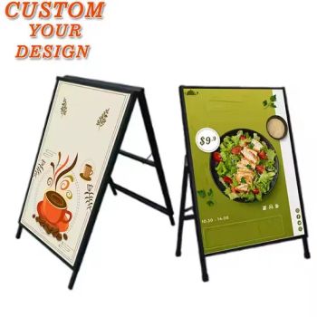 Manufacturers Outdoor Customized Pavement Signs Advertising Boards Poster Stands - WUHAN JARMOO FLAG CO., LTD. - China
