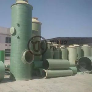 Efficient Round Bottle Type Glass Fiber Reinforced Plastic Tower GRP Fiberglass FRP Cooling Tower - Hebei Yukuo Environmental Technology Co., Ltd. - China