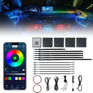 18 in 1 Symphony Ambient Light Car Interior LED Acrylic Guide Fiber Optic Strips Symphony Ambient Light - Lu'an Woma Import and Export Co., Ltd. - China