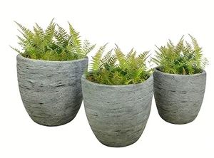 Classic Stone Base Artificial Greenery Arrangement Origin China Style Modern Color Natural Trademark Rundefang Type Artificial - Foshan Dingle Xin Landscape Design Co., Ltd. - China