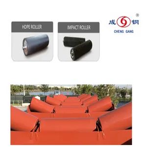 Heavy Duty Carrier Idler Roller for Mining Belt Conveyors - Hunan Chenggang Conveyor Technology Co., Ltd. - China