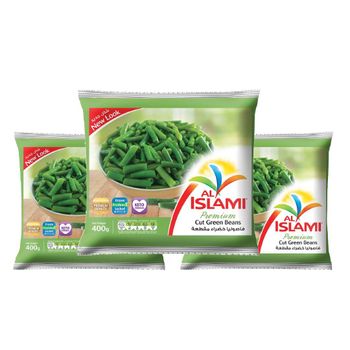 Cut Green Beans AI Quick Frozen 400g Vegetable Prepared from Fresh Green Bean Pods Properly Blanched and Frozen Ready to Use - AL ISLAMI FOODS GROUP L.L.C - United Arab Emirates