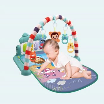 Plastic Montessori Climbing Kids Toy Newborn Play Gym Mat Foldable Piano Keyboard with Rattles Musical Baby Play Mat with Fitness  - Kingsun Baby Products Co., Ltd. - China