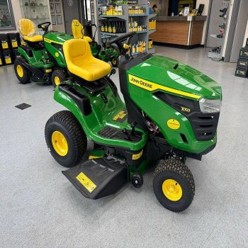 John Deer -Riding Lawn Mower Front Loader Rear Discharge Rear Collect 6 Mulching Knives Gasoline Powered from CPW TRADE LTD John Deer -Riding Lawn Mower Front Loader Rear Discharge Rear Collect 6 Mulching Knives Gasoline Powered - CPW TRADE LTD - United Kingdom