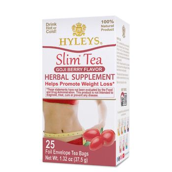 25 CT SLIM TEA GOJI BERRY FLAVOR HERBAL SUPPLEMENT - Mekor Corp - United States