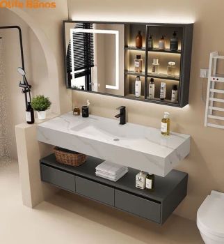 New Bathroom Vanities Large Wall Mounted Home Furniture Bedroom Back Light Smart Makeup Half Moon Salon RGB LED Mirror - Chaozhou Olaimanni Kitchen and Bathroom Co., Ltd. - China