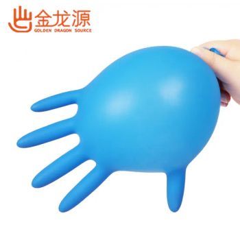 9inch Nitrile Disposable Gloves 24cm Thickened Tight Black White Blue 100PCS/Box MOQ100 - Linyi Golden Dragon Source Safety Technology Co., Ltd. - China