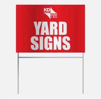 PP Hollow Board Road Corrugated Sheet Yard Sign with Stakes Protection PP Hollow Sheet Fluted PP Sheet Yard Signs - Zibo Yuan Tong Packaging Products Co., Ltd. - China