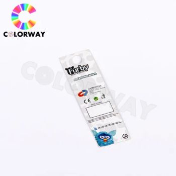 Recycled Paper Jeans Hang Tag Type Hang Shape Strip Size 4cm*9cm Material Paper Pattern Printed Model NO. DC-57 Origin - Hunan Colorway Technology Co., Ltd. - China