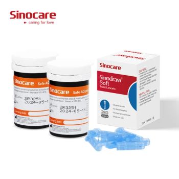 Sinocare Blood Glucose Meter One Step Blood Glucose Test Strips Accurate Blood Glucometer Monitor Medical Blood Sugar Tester - Changsha Sinocare Inc. - China