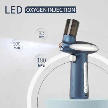 Beauty Salon LED Nano Mist Sprayer Hair Scalp Mini Air Brush Spray Gun Cordless Portable Airbrush for Barbering Pet Grooming Oxygen Injector - Foshan Taida Electronic Technology Co., Ltd. - China
