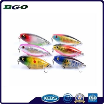 6 Colors 5.9cm/6.9g Perch, Crucian, Fake Plastic Saltwater Bait Pencil Fishing Lure - Shanghai BGO Import & Export Co., Ltd. - China