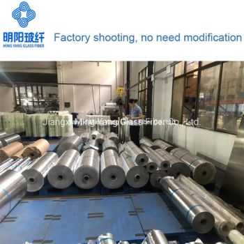 Thermal Insulation Self Adhesive Aluminum Foil Coated Fiberglass Fabric - Jiangxi Ming Yang Glass Fiber Co., Ltd. - China