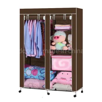 Folding Steel Wardrobe, Cheap Clothes Wardrobe Closet & Closet Organizers - Yongkang QianZhe Industry & Trade Co., Ltd. - China