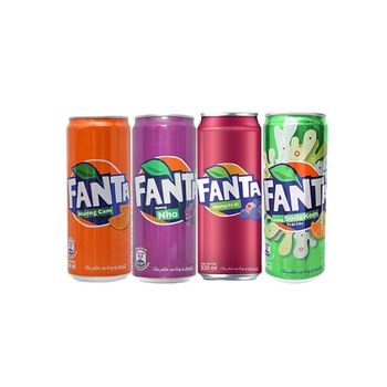 Wholesale Fanta Soft Drinks Can 320ml x24 Orange, Grape, Soda Cream, Sarsi/ Vietnamese Fanta Carbonated Drinks Exporter - FMCG VIET CO., LTD - Vietnam