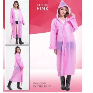 Promotional Waterproof Clothing Outdoor Sports Work Wear EVA 140g Tansparent Rainwear Poncho Jacket Raincoat - SHAOXING SPRING WIND OUTDOOR PRODUCTS CO., LTD. - China