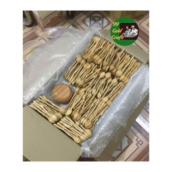 Handmade Wooden Spoon Wholesale Supplier From Vietnam Durable Smooth Finish Product For Cooking Serving And Dining Decor - 99 Gold Data Processing Trading Company Limited - Vietnam