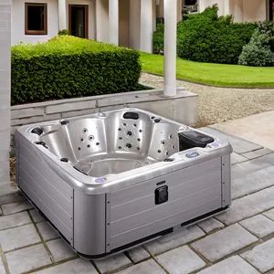 Sunrans Wholesale Garden Jetted Whirlpool Massage Spas Bath Outdoor Hot Tub Large 6 Person Hydro SPA Tub - Sunrans (Huizhou) Health Technology Co.,Ltd. - China