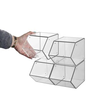 Dump Bin Magnetic, Acrylic Box, Display Storage & Organization for Cafe Hotel Office Service Reception - Wuxi Vkf Display International Trading Co., Ltd. - China