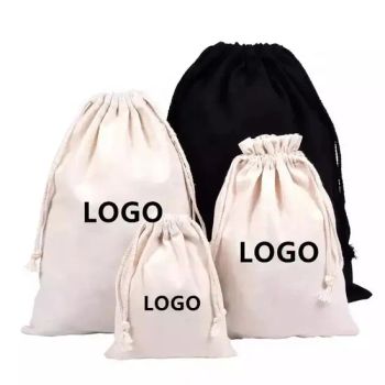 Wholesale Custom Printed Canvas Drawstring Organic Cotton Dust-Proof Promotional Bags - Sichuan Fennidi Trading Co., Ltd - China
