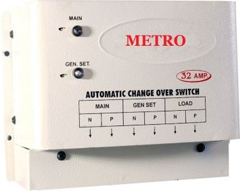 METRO 32amp To 200amp Automatic Changeover Switch Brand METRO Switch Control Automatic Rated Current 32amp to 200amp Current Rating 32amp to - Kamal Electricals - India