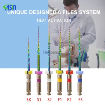 Rainbow Files HESPERUS Blue Endo Files Metal 6AutoSterilizable 1CM 10x5 CE - Foshan Asin Dental Equipment Co., Limited - China