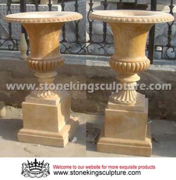 Marble Carving Vase for Home and Garden - Quyang Stoneking Sculpture Ltd. - China