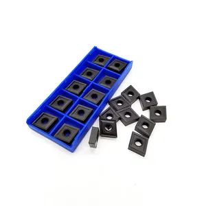 Zhuzhou Cemented Carbide Cutting Tools Inserts Cnmg120404 Coating CVD Color Black Grade K05-K20 Hardness HRC55 Nose Radius R0.4 - Zhuzhou Yifeng Tools Co., Ltd. - China