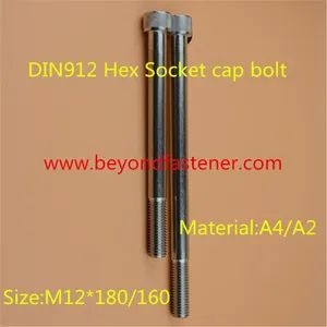 Screw A4-80 Bolts DIN912 - Beyond Industry Groups Ltd. - China