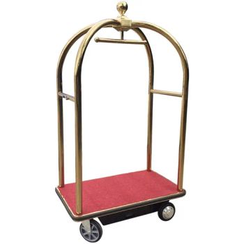 Custom Powered 4-Wheel Hotel Trolley Efficient Metal Electric Luggage Trolley for Hotels and Malls - Guangzhou Nanjie Machinery Manufacturing Co., Ltd. - China