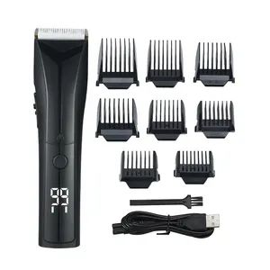 New Product Professional Hair Clippers Rechargeable Beard Trimmer Men Hair Cutting Blade Machine Electric Hair Clipper - Wenzhou Hexi Electronic Technology Co., Ltd. - China