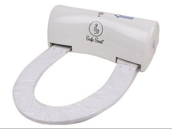 Biodegradable Plastic White Covid Potection Toilet Seat Changer ( After Every Usage), For Public Toilets - Ocean Hospitality - India