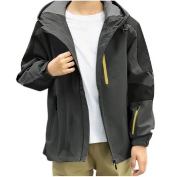 Youth Lightweight Waterproof Outdoor Hooded Snow Ski Kids Winter Clothing Jackets Coat - Jinzhou City Hejin Clothing Co., Ltd. - China