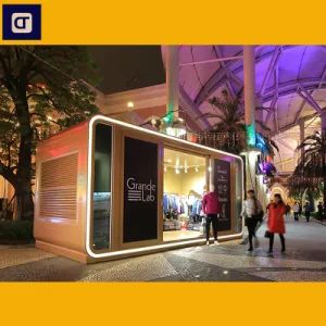 Modular Prefabricated Steel Frame Container House Luxury Coffee Shop Casas Mobil House Office Pod - Chengtian Co., Ltd - China