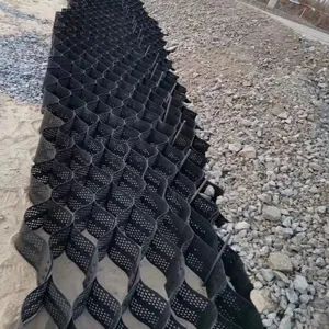 Plastic Ground Geo Grid Driveway Ground Pavers Geocell Color Black Origin China Material HDPE Trademark YiJia HS Code - Shandong Yijia New Materials Co., Ltd - China