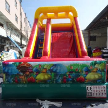 Outdoor Lily Toys Small Inflatables Air Trampoline for Kids Inflatable Slide - Guangzhou Lily Toys Co., Ltd. - China
