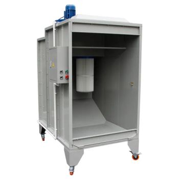 Small Powder Coating Spray Booth for Batch Painting Metals Origin China Trademark COLO HS Code 8424899990 Model NO. - Hangzhou Kafan Machinery & Equipment Co.,Ltd. - China